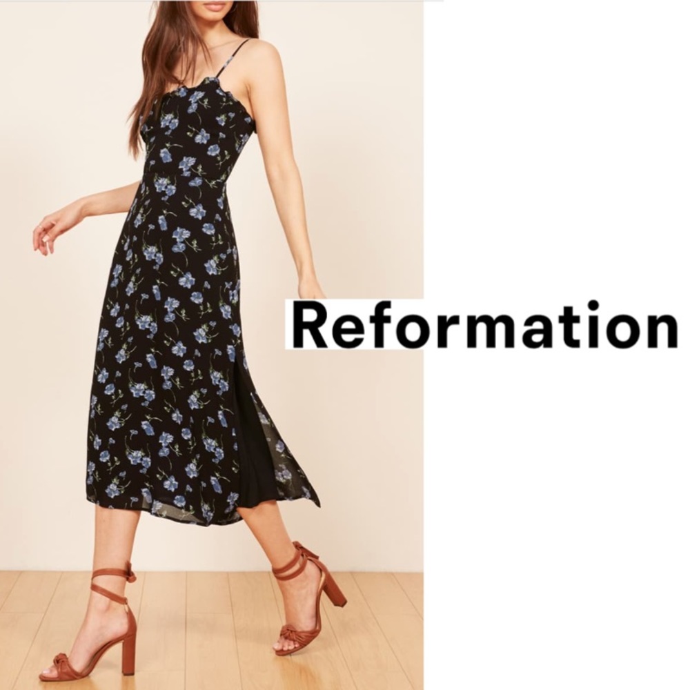 NWT Reformation Cassandra Floral Dress - Picture 2 of 8